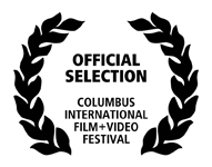 Festival logo showing Paper Words participation in the Columbus International Film and Video Festival