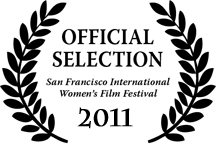 Festival logo showing Paper Words participation in the San Francisco International Women's Film Festival